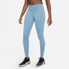 Nike Epic Luxe Women's Mid-rise Running Leggings In Cerulean