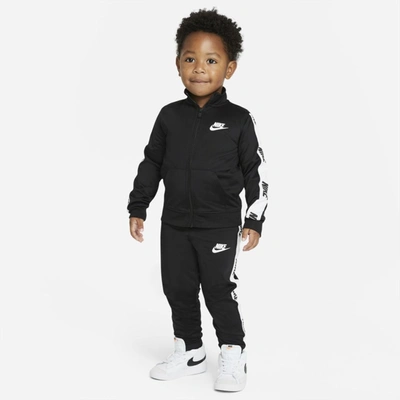 Nike Babies' Logo Tech Tracksuit In Black