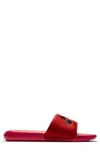 Nike Men's Victori One Slide Sandals From Finish Line In University Red/black/university Red