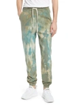 John Elliott La Tapered Tie-dyed Loopback Cotton-jersey Sweatpants In Sorrel Tie Dye