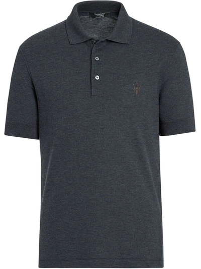 Ermenegildo Zegna Short-sleeve Polo Shirt In Grau