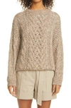 BRUNELLO CUCINELLI SEQUIN POINTELLE SWEATER,MAC396300-211