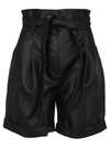 Philosophy Di Lorenzo Serafini Philosophy Eco Leather Shorts In Black