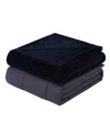 Dreamlab Plush 15lb Weighted Blanket With Washable Cover Bedding In Charcoal