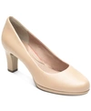 Rockport Women's Total Motion Leah Pumps In Neutral Beige