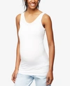 A PEA IN THE POD LUXE RUCHED MATERNITY TANK TOP