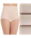 Vanity Fair Women's 3-pk. Ravissant Tailored Brief Underwear 15711 In Fawn Multi