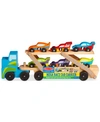 MELISSA & DOUG KIDS' MEGA RACE-CAR CARRIER TOY