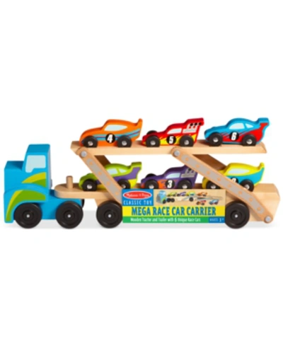 Melissa & Doug Kids' Mega Race-car Carrier Toy In No Color