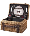 Picnic Time Mickey & Minnie Mouse Champion Picnic Basket In Black