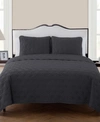 Vcny Home Kaleidoscope 3-pc. King Quilt Set In Grey