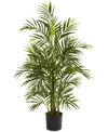 Nearly Natural 3.5' Artificial Areca Palm Uv-resistant Indoor/outdoor Tree In Green