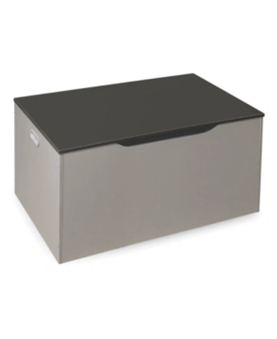 Badger Basket Flat Bench Top Toy And Storage Box In Gray