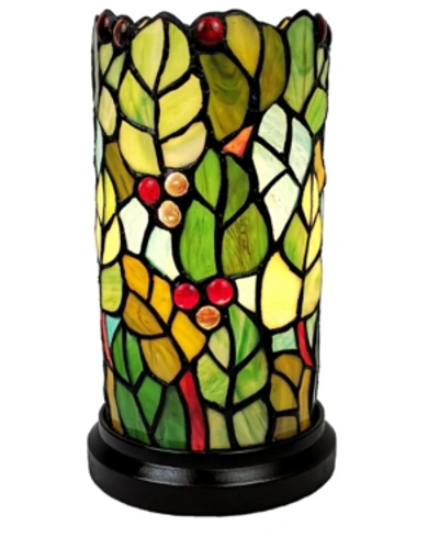 Amora Lighting Tiffany Style Accent Table Lamp In Multi