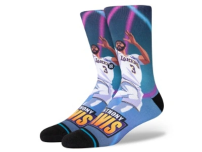 Stance Men's Los Angeles Lakers Future Star Crew Socks In Yellow