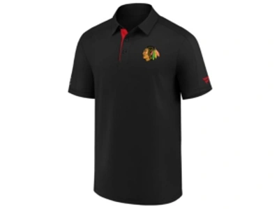 Majestic Chicago Blackhawks Men's Locker Room Performance Polo