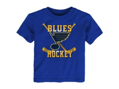 Outerstuff St. Louis Blues Toddler Classic Sticks T-shirt In Royalblue
