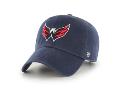 47 Brand Washington Capitals Clean Up Cap In Navy