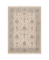 JHB DESIGN S KUMAR KUM08 IVORY AND BLUE 7'10" X 10'10" AREA RUG