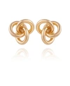 T Tahari Women's Love Knot Earring In Gold-tone