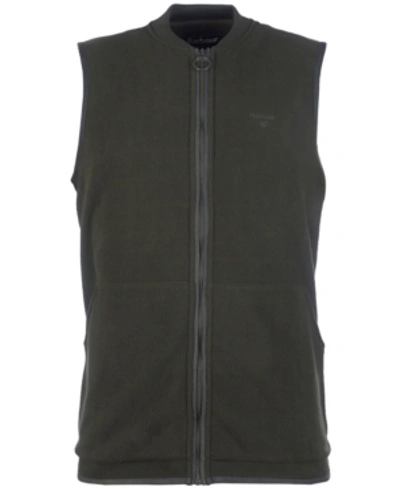 Barbour Men's Essential Fleece Vest In Forest