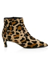 Aquatalia Women's Marilisa Leopard-print Calf Hair Ankle Boots