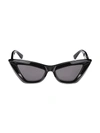 Bottega Veneta 53mm Cat Eye Sunglasses In Black