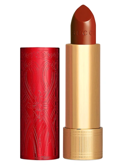 Gucci Rouge À Lèvres Satin Lipstick Lunar New Year Edition 505 Janet Rust 0.12oz/3.5g In Red