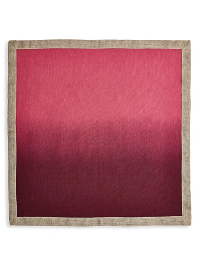 Kim Seybert Dip Dye Napkin In Berry Plum