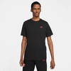 Nike Sportswear Club T-shirt In Black/university Red