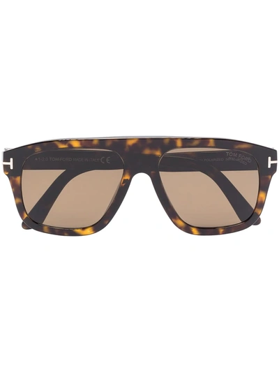 Tom Ford Brown Thor Tortoiseshell Sunglasses