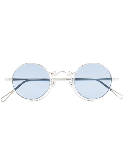 Matsuda Round-frame Tinted Sunglasses In Blue