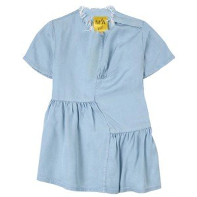 Marques' Almeida Kids' Gathered Dress Blue