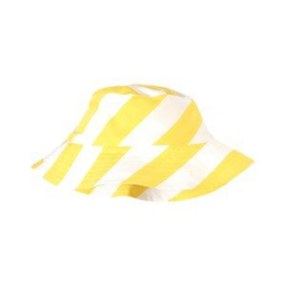 Marques' Almeida Marques Almeida Yellow Striped Sun Hat