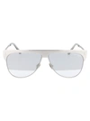 Tom Ford Gold Plated Metal Sunglasses In 18c Silver