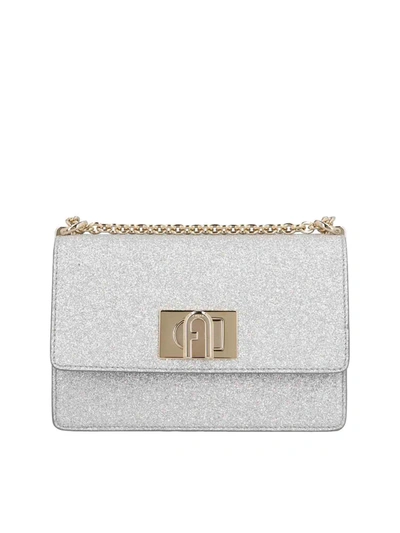 Furla 1927 Mini Crossbody Bag In Silver Color