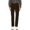 LEVI'S BROWN CORDUROY 502 TROUSERS