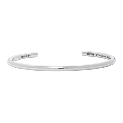 Le Gramme Silver Polished 'le 15 Grammes' Bangle Bracelet