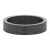 Le Gramme Black Polished Ceramic 'le 3 Grammes' Ribbon Ring In Black