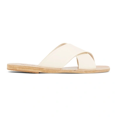 Ancient Greek Sandals Off-white Thais Sandals In Offwhite