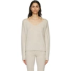 LE KASHA BEIGE CASHMERE TIBET SWEATER