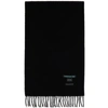 ANDERSSON BELL SSENSE EXCLUSIVE BLACK BIELLA SCARF