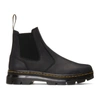 DR. MARTENS' BLACK 2976 TRACT BOOTS