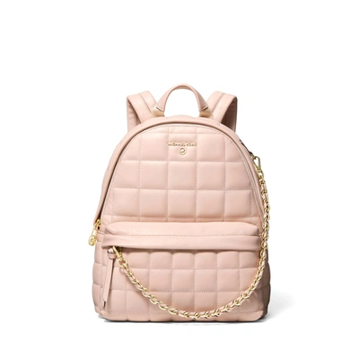 Michael Michael Kors Slater Medium Quilted Leather Backpack In Pink ...