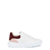 Alexander Mcqueen Multicolor Leather Court Low-top Sneakers In White