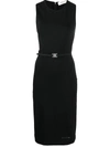 Alyx Belted Dress In Black