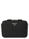 PRADA PRADA MEN'S BLACK OTHER MATERIALS MESSENGER BAG,2VH070EMI9Z2F0002 UNI