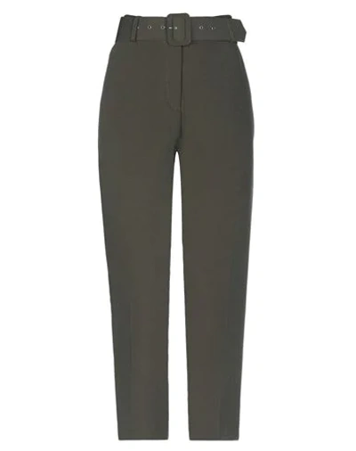Même Road Casual Pants In Military Green