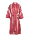 BEATRICE B BEATRICE .B WOMAN OVERCOAT & TRENCH COAT GARNET SIZE 6 COTTON, SILK,16008193GT 6