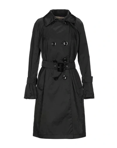 Herno Overcoats In Black